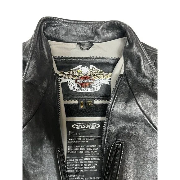 Harley Davidson Women Leather FXRG 98506-04VW Size Small Armored